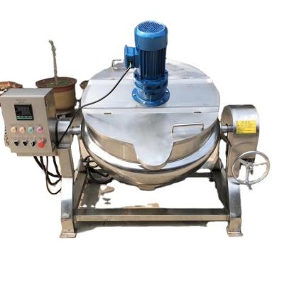 China food & Beverage Factory Gas Steam Electric Tilt Mixer Cooking Equipment Jacketed Kettle For Nougat for sale