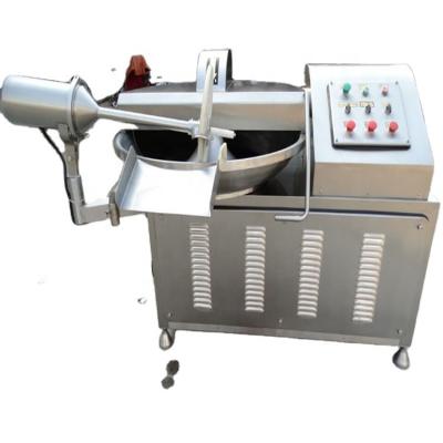 China food & Beverage factory commercial meat bowl cleaver/frozen meat cutter machine for dumpling/meat sausage stuffing cutting machine for sale