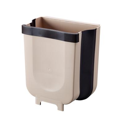 China Wall Mounted Wall Mounted Garbage Bin Bathroom Folding Kitchen Sustainable Car Trash Bin Waste Bin Recycle Garbage Bin for sale