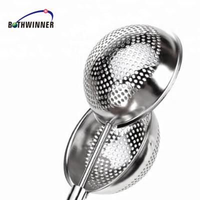 China Tea Stored Herb Leafs Infuser Filter Strainer Mesh Ball Spoon Stainless Steel for sale