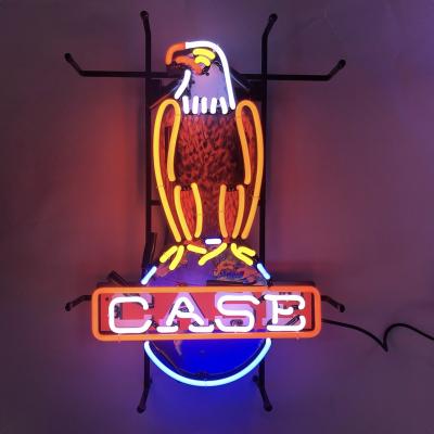 China Retro Metal Buildings Eagle Case Neon Sign Glass Neon Light Can Flex Led Neon Light Sign With Printing Acrylic Panel china suppliers for sale