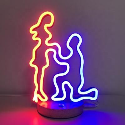 China Buildings OEM factory china suppliers 12v dc usb socket customs lead neon logo free design acrylic led letters led neon light for sale