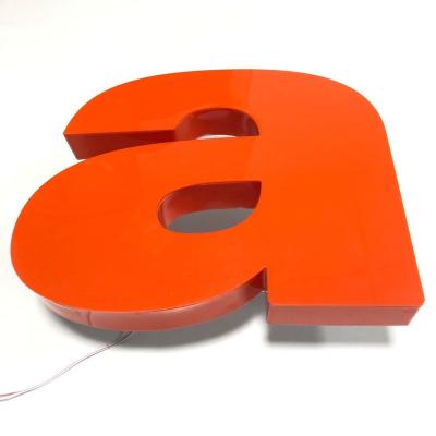 China Buildings OEM China Factory Signage Wall Mounting Acrylic Led Letters With ABS 3d Frame Company Logo 360 Degree Emitting Led Neon Light E for sale