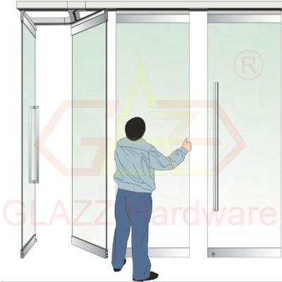 China Glazz modern hot sale frameless folding door glass system for sale