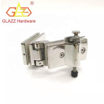 China Modern Heavy Duty Stainless Steel Folding Door Locking Hinge Flange Folding Glass Door Accessories for sale