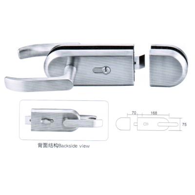 China Hot-selling glass door locks, precision cast stainless steel materials, modern glass door lock series of door locks for sale