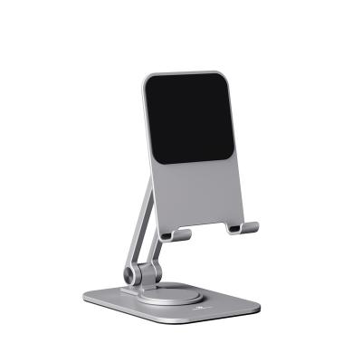 China Adjustable Dynamic Tensing Accessories Aluminum Alloy Tablet Movable Rotating Phone Holder For Desk for sale