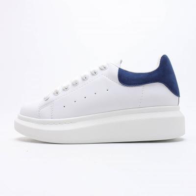 China Fashion Trend Designer Alaxan Luxury Brand Mcquen White Sneaker Trainers Shoes Fashion Platform Trainer for sale