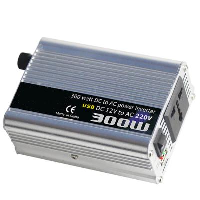 China Smart Modified Car Power 12V 300Watt Sine Wave Inverter DC To AC Home Power Inverter for sale