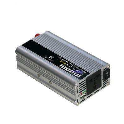 China High Quality Modified Hybrid Car Power Sine Wave Inverter 1000Watt 12V DC to AC Power Inverter for sale