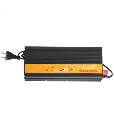 China 300W DC 12V/24V to AC 220V/110V Modified Sine Wave Inverter with Battery Charger and UPS 215*95*55mm for sale