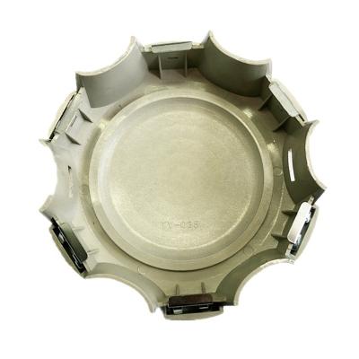 China ABS 136mm Silver Single Rim Cover Wheel Hub Caps Car Wheel Center Cap for sale