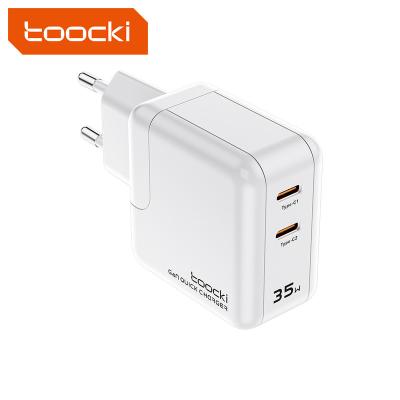 China Mobile Phone/Laptop/Tablet/Switch Toocki Customized Type C Fast Charging 33W Mini Portable Charger PD3.0 Wall Phone USB Mobile Phone Charger for sale