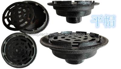 China DN100 Strainer Cast Iron Garden Floor Drains for sale