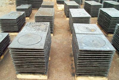 China Machinery Cast Iron Manhole Covers 70X70 for sale