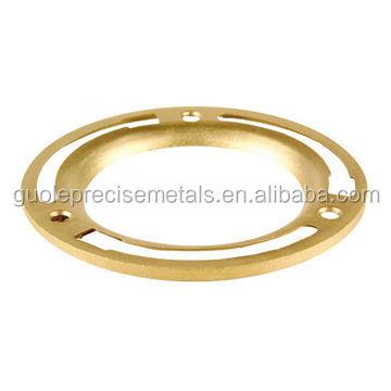 China Iron brass ring 4 in. in diameter with 3 countersink holes for sale