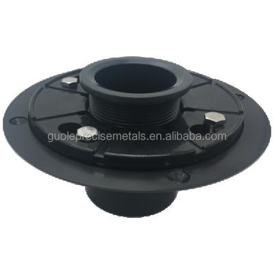 China Strainer shower drain base with adjustble rings-ABS for sale