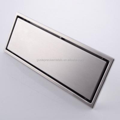 China Kitchen And Bathroom Floor Drain Invisible Linear Rectangle High Drain Shower Grates Waste Drain for sale