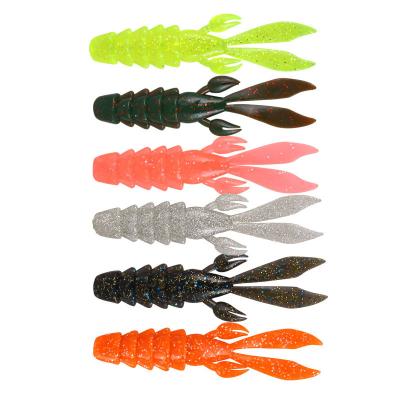 China Customized Design Silicone Bulk Silicone Fishing Lures Frog Glow Soft Bait for sale