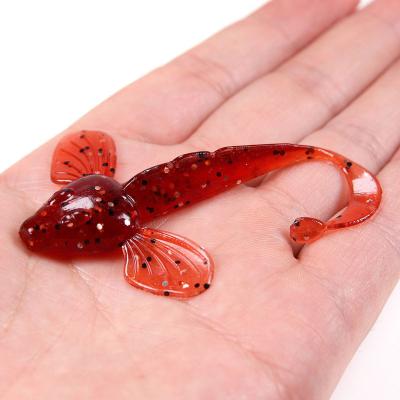 China Easier Operation 4.5g Silicone Spinning Tail Fishing Bionic Soft Lure Bait for sale