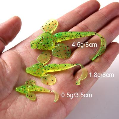 China Silicone Lead Industry Silicone Fishing Large White Aluminum Lure Mount Soft Bait Set for sale