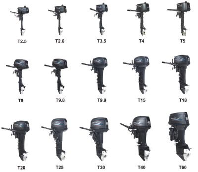 China SAIL 2 Stroke Outboard Motor 2.5hp/3.5hp/4hp/5hp/8hp/9.8hp/9.9hp/15hp/20hp/25hp/30hp/40hp/60hp Built in 1.2L/12L/24L for sale