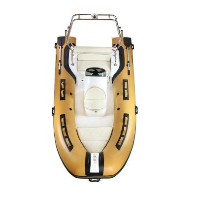 China Fiberglass SAILSKI Console Rib Boat 3.3m/3.6m/3.9m With 15hp/20hp SAIL Outboard Engine for sale