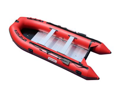 China PVC 1.2mm or inflatable boat 3.6m/3.8m/4.3m/4.7m/5m/5.5m, PVC 1.2mm, Hypalon 1.00mm SAILSKI aluminum rescue floor for sale