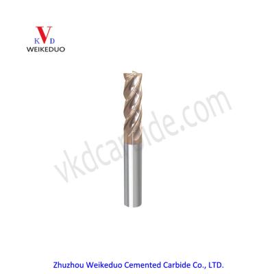 China Solid carbide end mill Diameter 0.3-25MM complete 1/2/3/4/6 flutes Coating (Optional) for sale