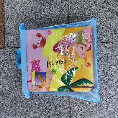 China Toy Wholesale Price Children Crawling Soft Floor Mat Round Rug Foldable Foam Baby Play Mat Waterproof for sale