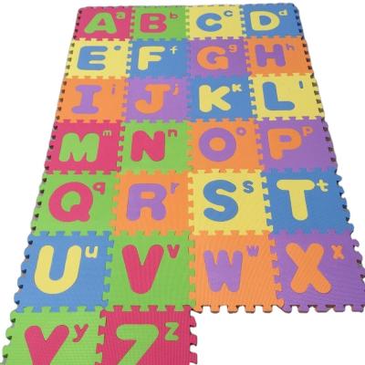 China Educational Baby Mat Puzzle Foam Puzzle Mat Toy Alphabet Letter Crawling Customized Design 26Pcs/Set for sale