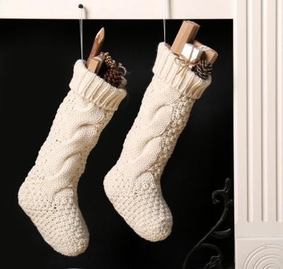 China Wholesale Durable Baby Winter Wool Ladies Thicken Home Decoration Candy Bag Christmas Socks for sale