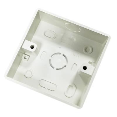 China Household 86 Type Square PVC Switch Box Electrical Waterproof Switch Junction Box for sale