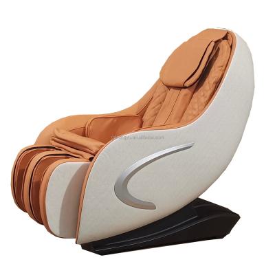 China L Slide And Stretched Foot Shape Shiatsu Heating Rest Heating Full Body Massage Chair for sale