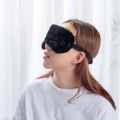 China Dark Circles Factory Hot Sale 100% Polyester Velvet Eye Mask Sleep With Ear Plugs for sale