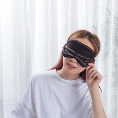 China New Dark Style Hot-selling 100% Polyester Satin Circles Comfortable Children Sleeping Eye Masks for sale