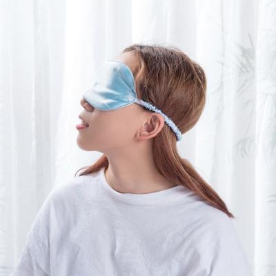 China Custom Cheap Promotional Dark Circles Sleep High Quality Soft Adjustable 100% Silk Eye Masks for sale