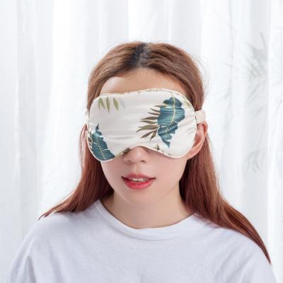 China Dark Circles Luxury Wrapping Soft Adjustable Organic 100% Silk Eye Mask For Sleeping for sale