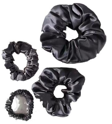 China High Quality And Beautiful Fashion Women Fashoin 100% Silk Scrunchies For Ponytail Holder for sale