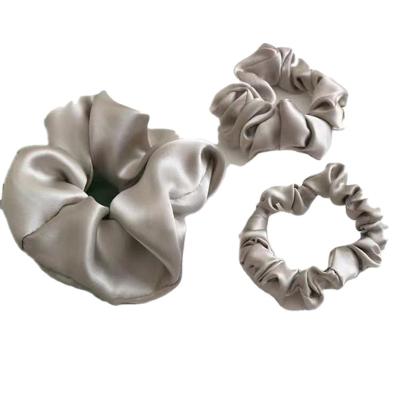 China High Quality And Beautiful Fashion Women Fashoin 100% Silk Scrunchies For Ponytail Holder for sale