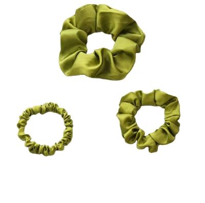 China High Quality And Beautiful Fashion Women Fashoin 100% Silk Scrunchies For Ponytail Holder for sale