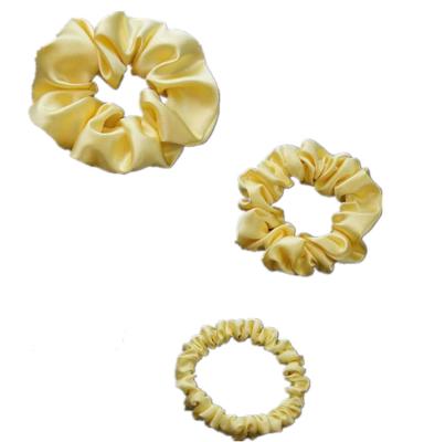 China High Quality And Beautiful Fashion Women Fashoin 100% Silk Scrunchies For Ponytail Holder for sale