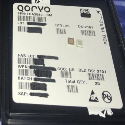 中国 TGA2583-SM Qorvo RFアンプ 2.7-3.7GHz 10W 増幅 33dB GaN 電子ICチップ 販売のため