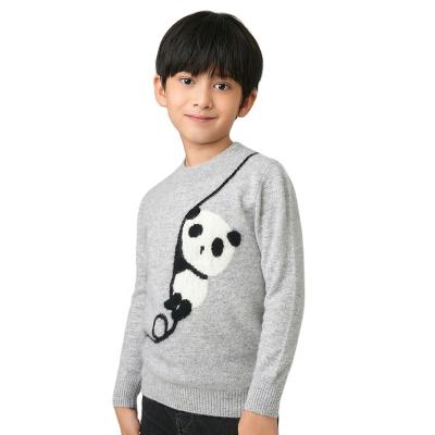 China Anti-pilling Kids Cashmere Pullover Sweater 100 Knitted Pure Cashmere Sweater For Boys Girls for sale