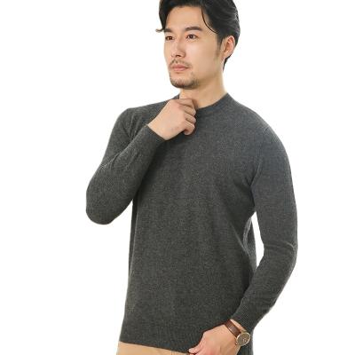 China 2021 Anti-wrinkle Men's Slim Pure Wool Pullover Crewneck Sweater Knitted Sweater for sale