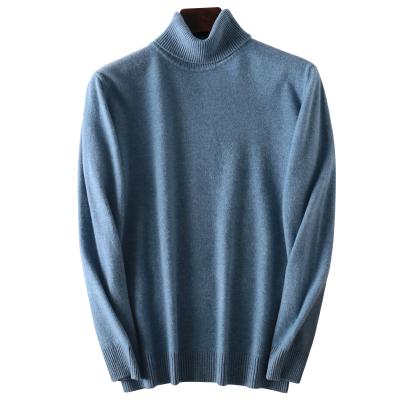 China 2021 Anti-Wrinkle Mens Turtle Neck Sweater In Solid Color for sale