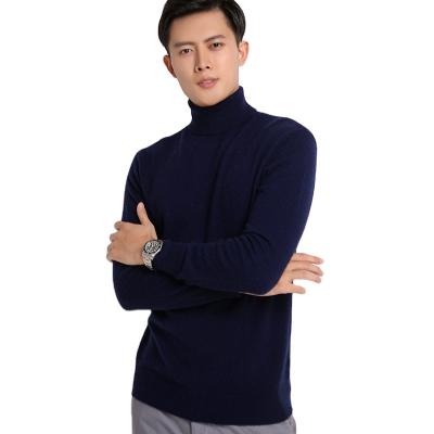 China Autumn And Winter Men's Jacket Turtle Neck Sweater 100% Australian Wool Warm Sweater Anti-wrinkle for sale