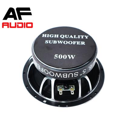 China 2020 hot sale aluminum car speaker subwoofer car amplifiers and 12v subwoofer power big 6.5 inch subwoofer car door audio speaker for sale