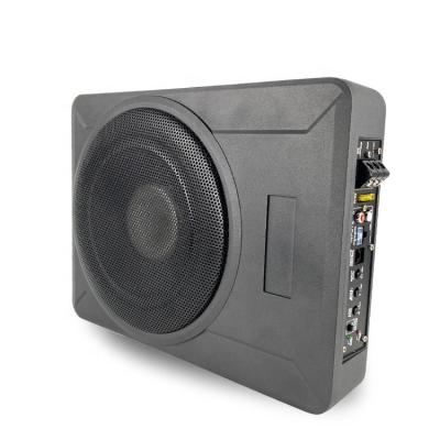 China Hot Selling Car Audio Speaker System Underseat Subwoof SQL 10 Inch Woofer Speaker Active Under Power Subwoofer for sale