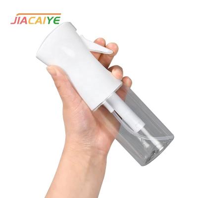 China 200ml 300ml 500ml Empty Head Cosmetic Continuous Fine Round Plastic Bottle Spray Atomization Spray Disinfection Spray Mist Bottle for sale